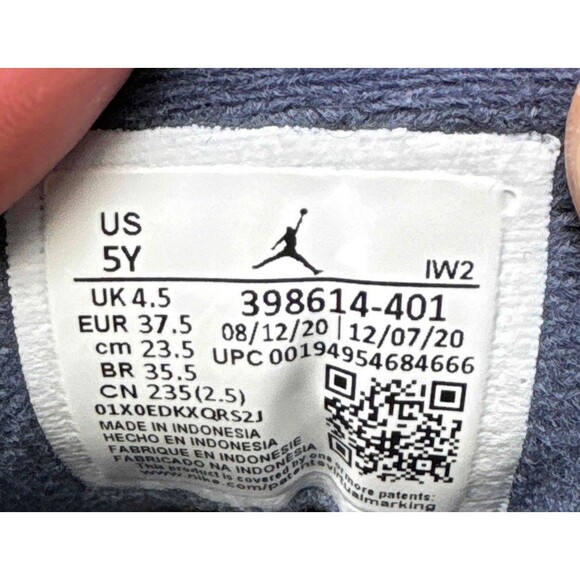 Nike Air Jordan 3 Retro Georgetown Size 5 Youth (Size 6.5 Women’s) - Picture 6 of 9